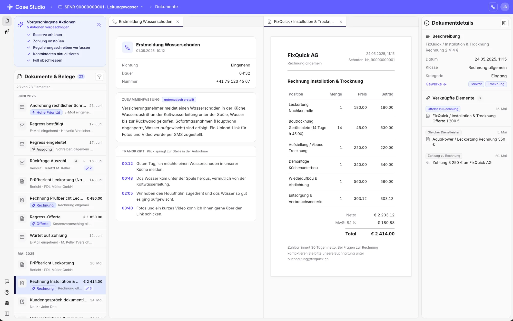Re-imagining insurance from claim to payout with AI