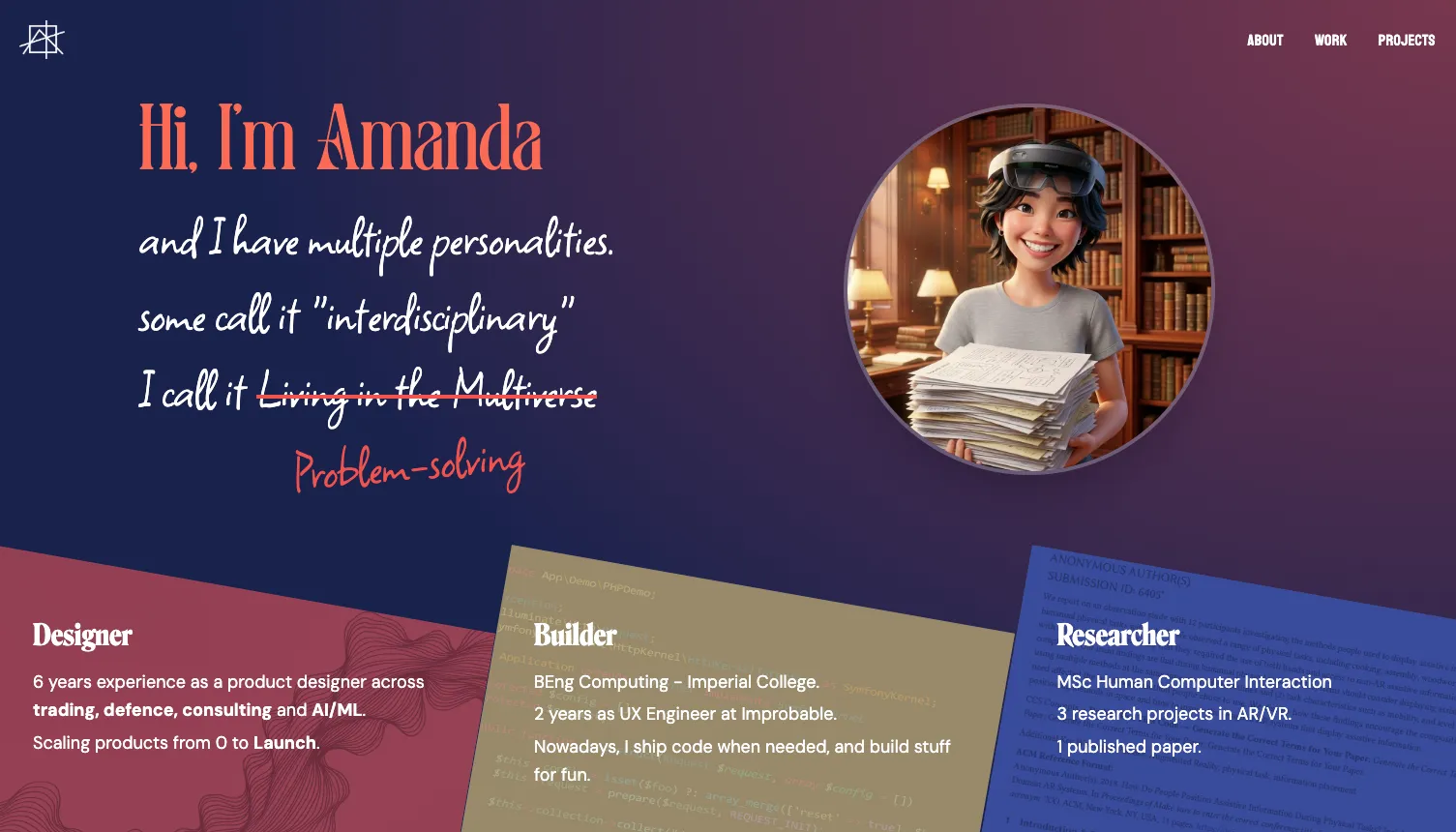 Vibe-coding this portfolio website